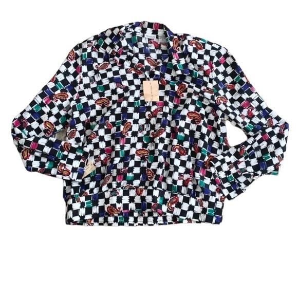Marlis Tops - Marlis | Vintage Multicolored Blouse New With Tags Size 12